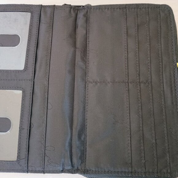 EEUC VERA BRADLEY PIROUETTE PINK DESIGN TURNLOCK FABRIC WALLET 5" X 8" - Picture 3 of 4